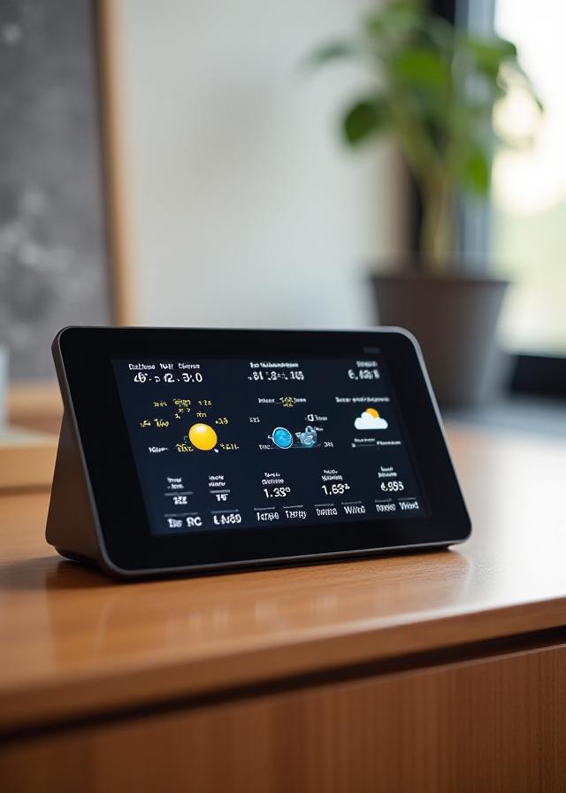 High-end home weather station setup